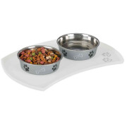 Set de table Blanc chat et chien