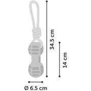 Haltère TPR et corde Rudo bleu