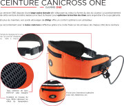 Ceinture canicross baudrier One orange