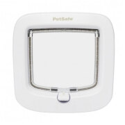 Chatière à verrouillage manuel blanc