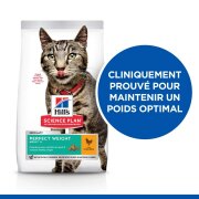 Hill's Science Plan croquettes Feline Adult Perfect Weight Poulet