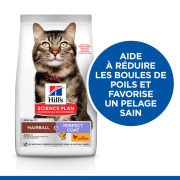 Hill's Science Plan croquettes Feline Hairball Perfect Coat chat