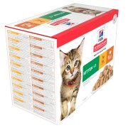 Hill's Science Plan sachet humide chaton Multipack Poulet & Dinde 12 x 85 g