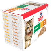 Hill's Science Plan sachet humide chaton Multipack Poulet & Dinde 12 x 85 g