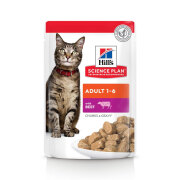 HILL'S Science Plan Adult pour chat adulte au poulet et à la dinde 12 x 85 g