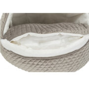 Abri douillet Livia taupe pour chien