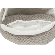 Abri douillet Livia taupe pour chien