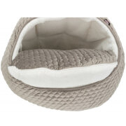 Abri douillet Livia taupe pour chien