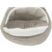 Abri douillet Livia taupe pour chien