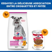 Hill's Science Plan croquettes Mature Adult 7+ Light Small & Mini Poulet sac de 2,5 kg