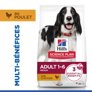 Hill's Science Plan croquettes Adult Medium Poulet