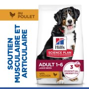 Hill's Science Plan croquettes Adult Large Breed Poulet sac de 12 kg
