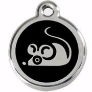 Médaille souris noire petite