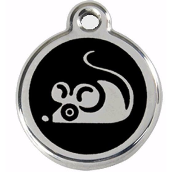 Médaille souris noire petite