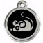 Médaille souris noire petite