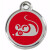 Médaille souris rouge petite