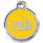 Médaille souris jaune petite