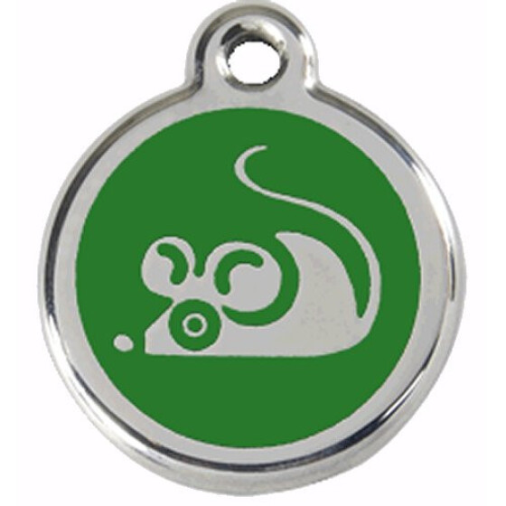 Médaille souris vert petite