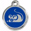 Médaille souris bleue petite
