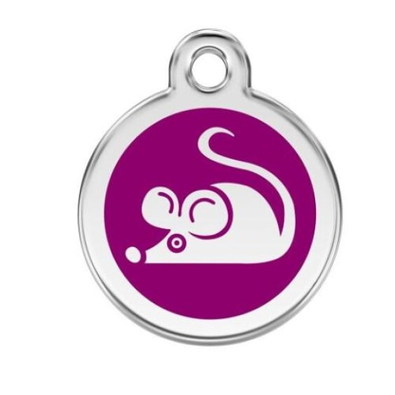 Médaille souris violette petite