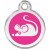 Médaille souris rose bonbon petite