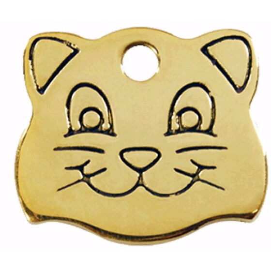 Médaille RedDingo laiton chat