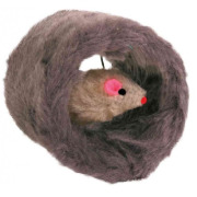 Rouleau de jeu pour chat avec souris marron