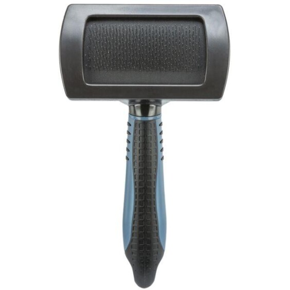Brosse toilettage souple en métal 17 cm