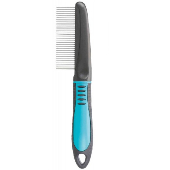 Peigne de toilettage dents médium 22 cm