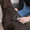 Étrille universelle pour chien et chat bleue