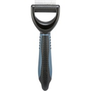 Étrille universelle pour chien et chat bleue