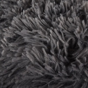 Lit rond gris pour chat et chien