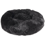 Coussin moelleux rond chien - chat - Krems noir