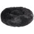 Coussin moelleux rond chien - chat - Krems noir