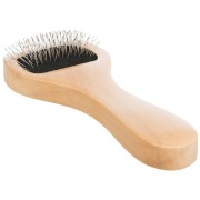 Brosse souple en métal extra-doux bois 13 cm