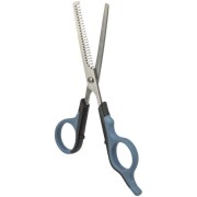 Ciseaux à effiler avec manche en caoutchouc