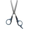 Ciseaux double à effiler avec manche en caoutchouc 16 cm