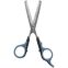 Ciseaux double à effiler avec manche en caoutchouc 16 cm