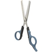 Ciseaux double à effiler avec manche en caoutchouc 16 cm