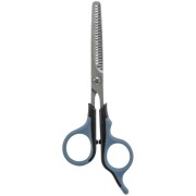 Ciseaux double à effiler avec manche en caoutchouc 16 cm