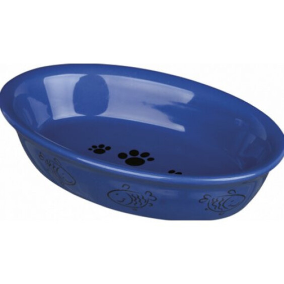Gamelle chat motif poisson