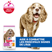 Hill's Science Plan croquettes Canine Senior 11+ Small & Miniature poulet 1,5 kg