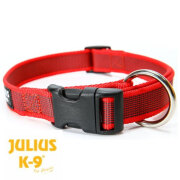 Collier Julius K9 color gray rouge