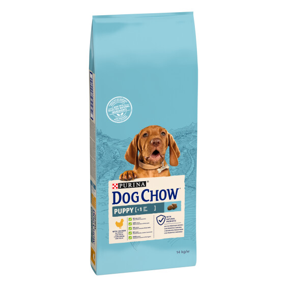 DOG CHOW Croquettes Puppy pour chiot et petits chiens 14 kg