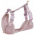 Harnais Baby mauve avec laisse
