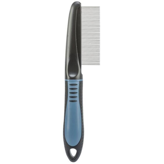 Peigne à dents fines, poils longs sans épaisseur, Teckel, York, 22 cm