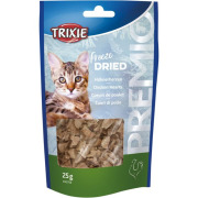 Friandise pour chat cœurs de poulet lyophilisés