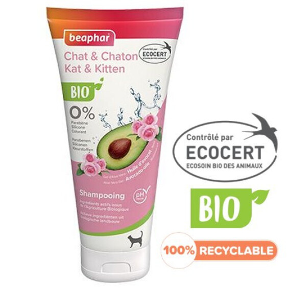 Shampoing Bio pour chat et chaton Beaphar