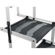 Escalier 4 marches pliantes alu