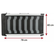 Rampe télescopique 3 marches alu